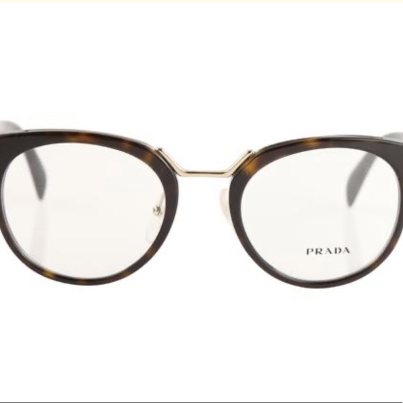Prada Accessories - Prada Brown Vpr 03u Eyeglasses